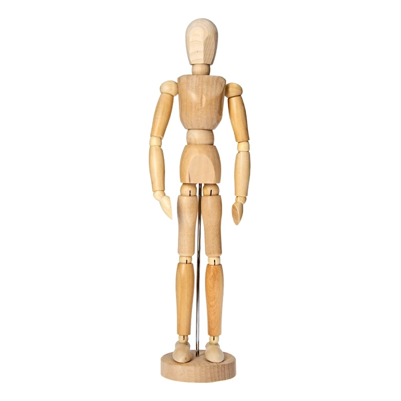 Manekin drewniany do rysowania 30,5 cm