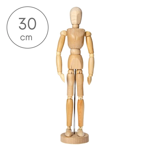 Manekin do rysowania drewniany 30,5 cm