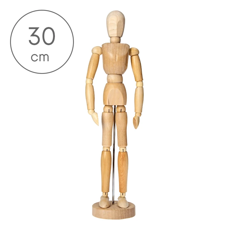 Manekin do rysowania drewniany 30,5 cm