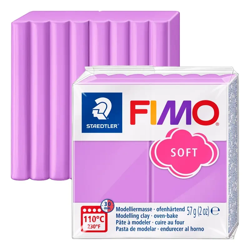 Modelina Fimo Soft Staedtler 57 g - 62 Lawendowy 01