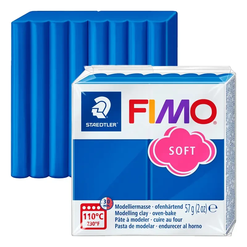 Modelina Fimo Soft Staedtler 57 g - 37 niebieski morski 01