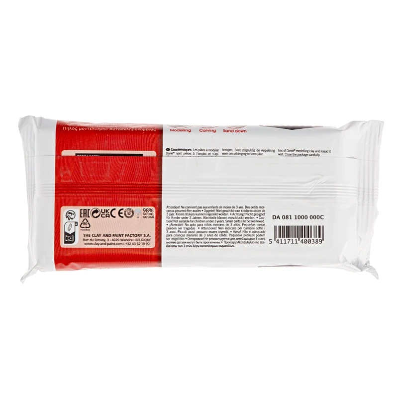 Glina, masa samoutwardzalna Darwi 1 kg - terracotta 03