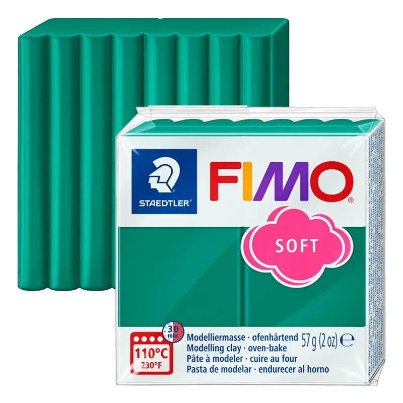 Modelina Fimo Soft Staedtler 57 g - 56 Szmaragdowy 01