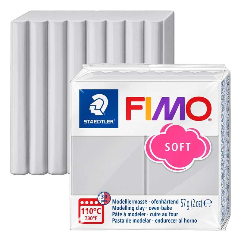 Modelina Fimo Soft Staedtler 57 g - 80 Jasnoszary 01