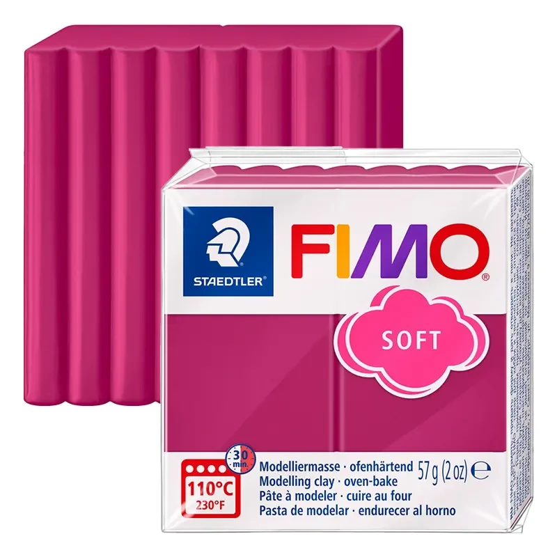 Modelina Fimo Soft Staedtler 57 g - T23 Mrożona jagoda 01