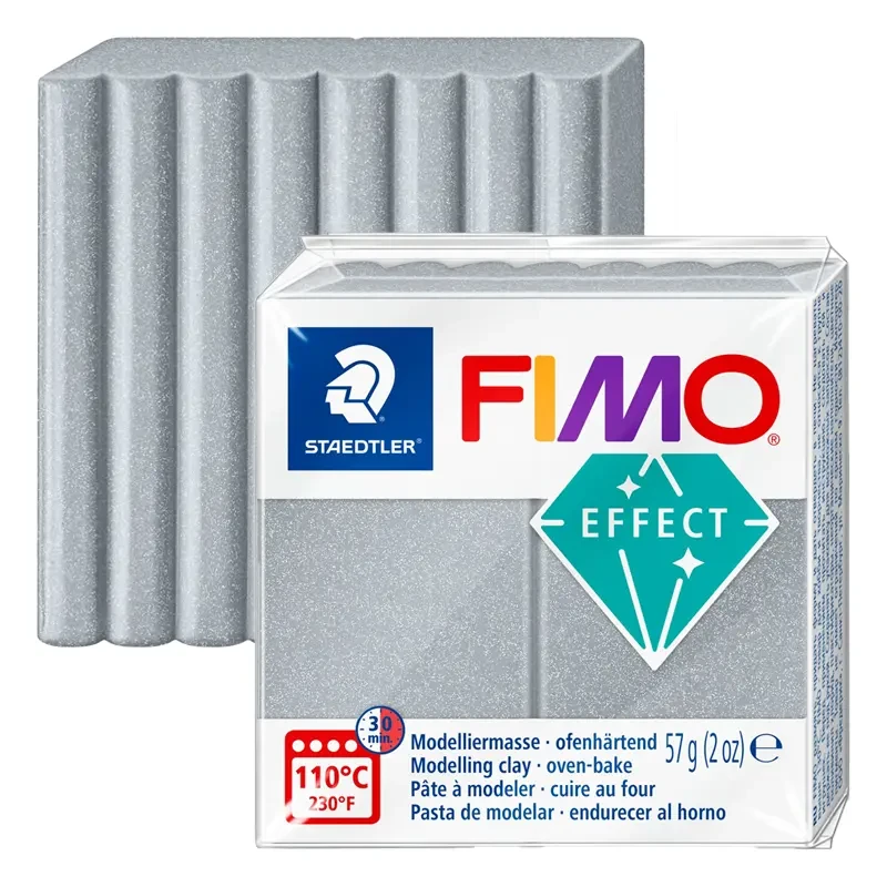 Modelina Fimo Effect Metallic Staedtler 57 g - 081 Srebrny metaliczny 01