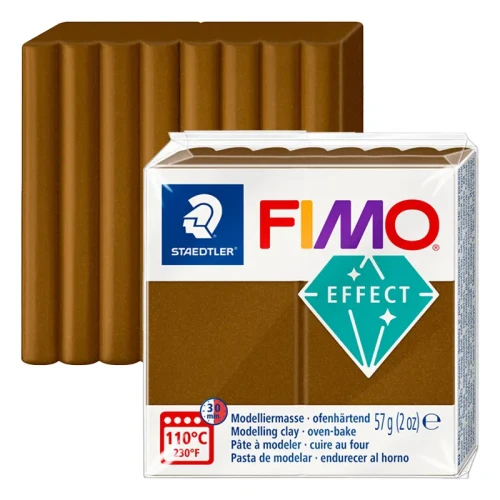 Modelina Fimo Effect Metallic Staedtler 57 g - 071 Antyczny brązowy metaliczny