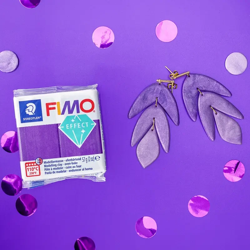Modelina Fimo Effect Metallic Staedtler 57 g - 061 Fioletowy metaliczny 02