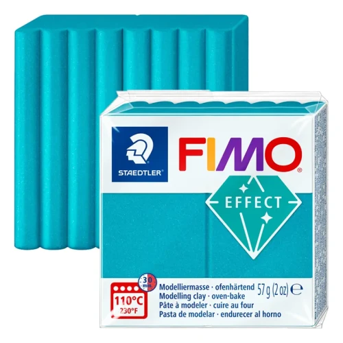 Modelina Fimo Effect Metallic Staedtler 57 g - 061 Turkusowy metaliczny