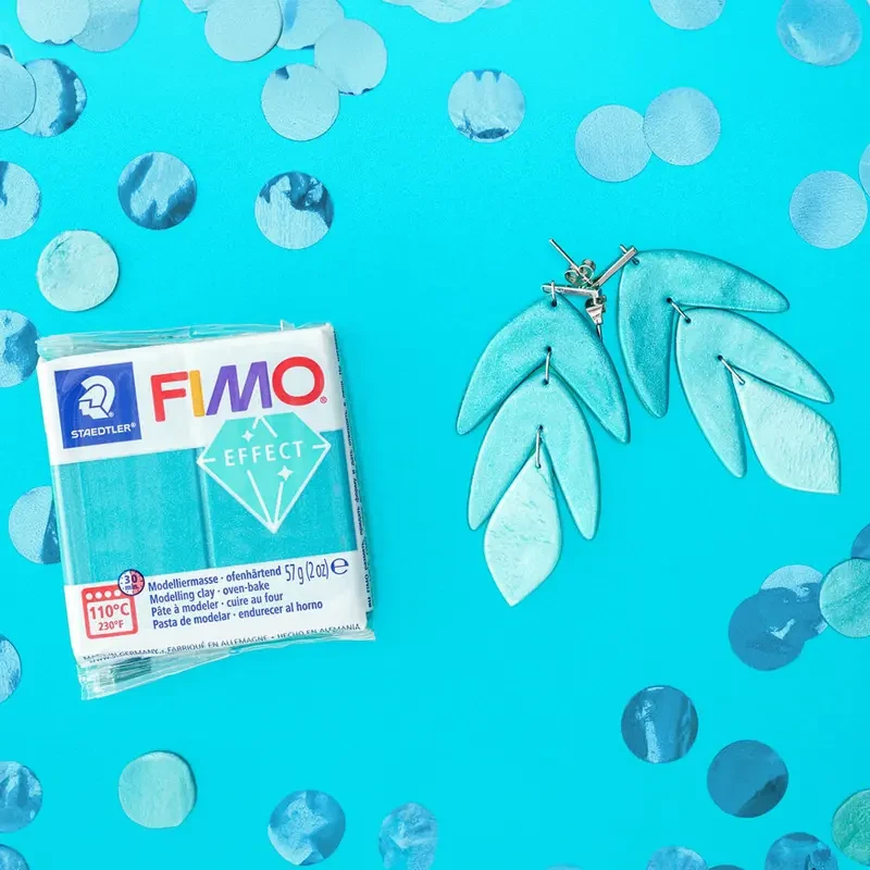 Modelina Fimo Effect Metallic Staedtler 57 g - 061 Turkusowy metaliczny 02
