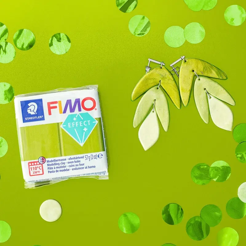 Modelina Fimo Effect Metallic Staedtler 57 g - 051 Zielony metaliczny 02
