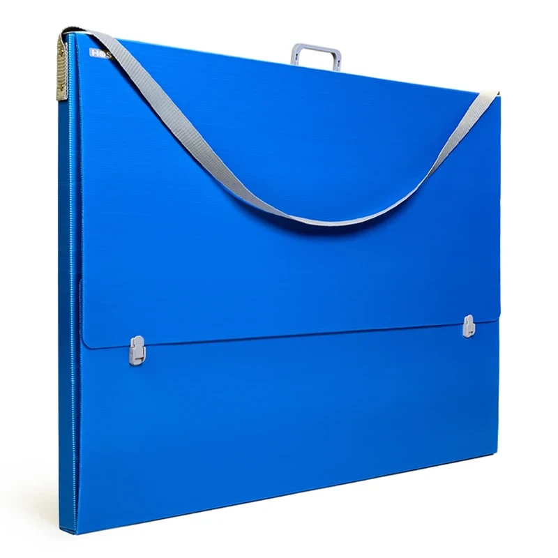 Teczka na rysunki B1 Leniar niebieska - 70 x 100 cm 01