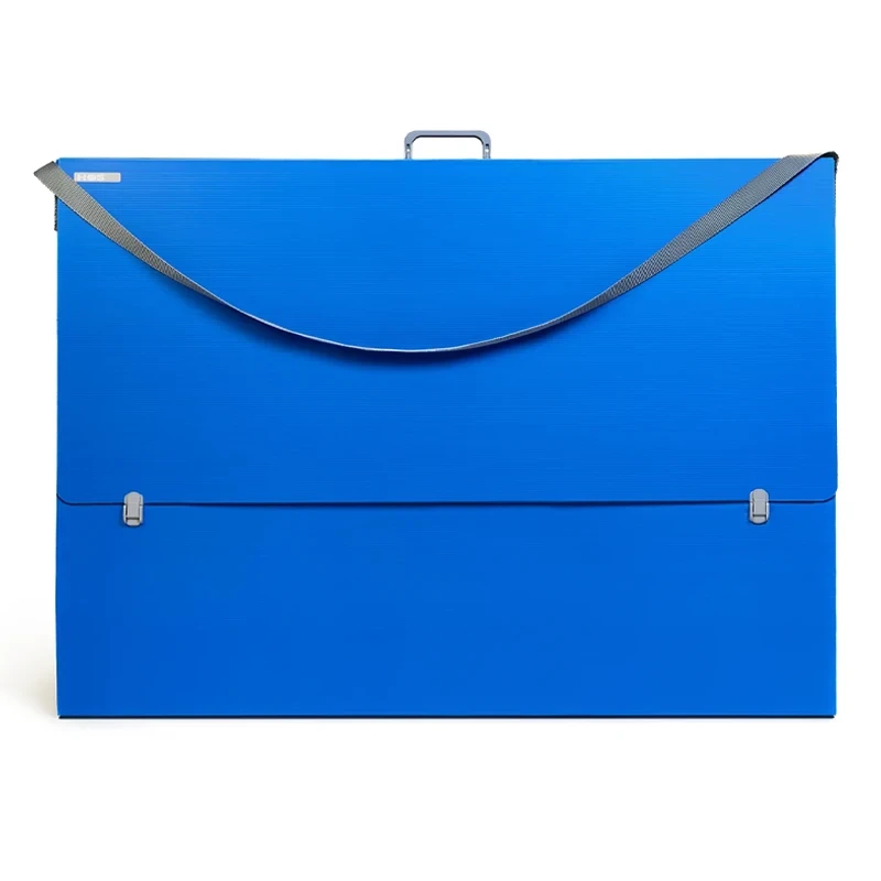 Teczka na rysunki B1 Leniar niebieska - 70 x 100 cm 02