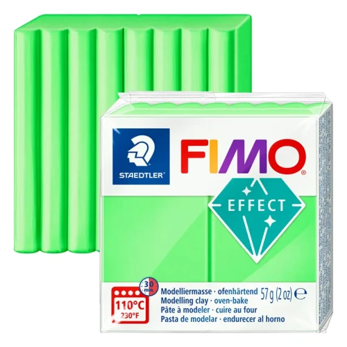Modelina Fimo Effect Neon Staedtler 57 g - 501 Zielony
