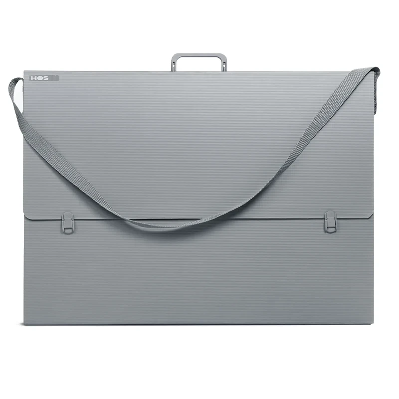 Teczka na rysunki B2 Leniar szara - 50 x 70 cm 02