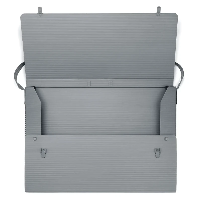 Teczka na rysunki B2 Leniar szara - 50 x 70 cm 03