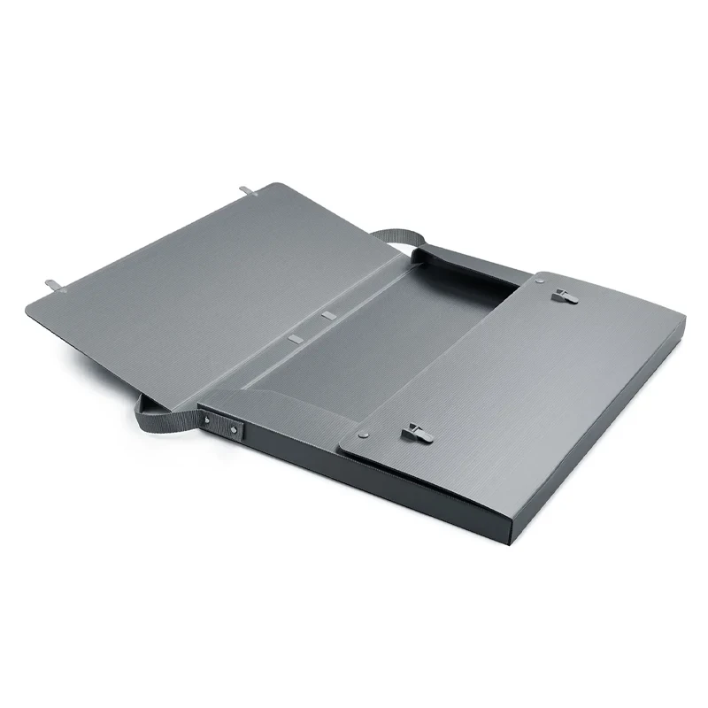 Teczka na rysunki B2 Leniar szara - 50 x 70 cm 04