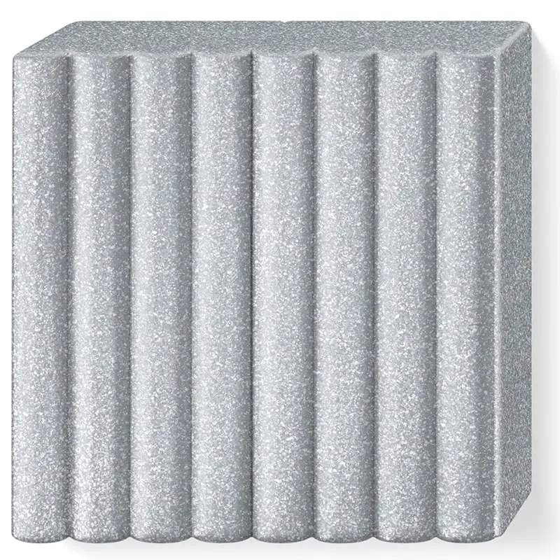 Modelina Fimo Effect Glitter Staedtler 57 g - 812 Srebrny brokatowy 04