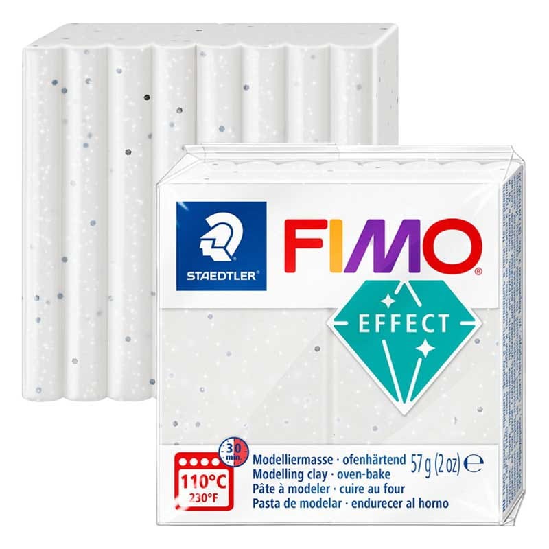Modelina Fimo Effect Stone Staedtler 57 g - 003 Biały granit 01