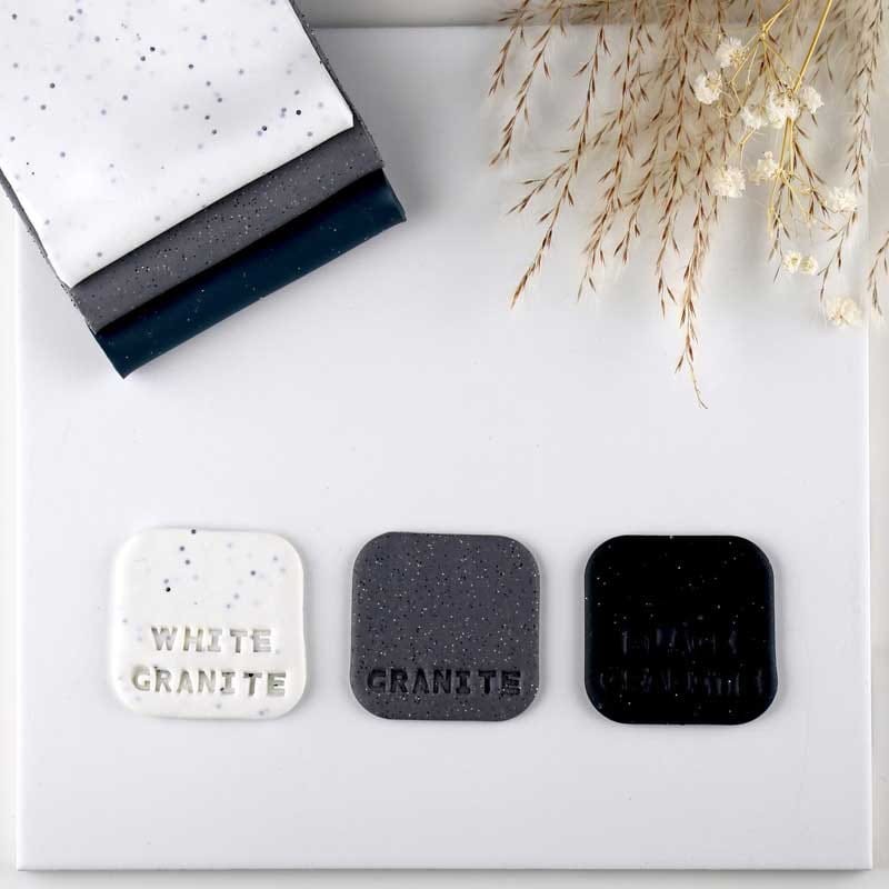 Modelina Fimo Effect Stone Staedtler 57 g - 003 Biały granit 04