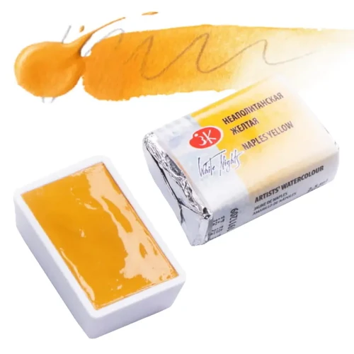 Farba akwarelowa Białe Noce kostka - 209 Naples Yellow