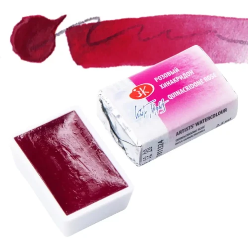 Farba akwarelowa Białe Noce kostka - 324 Quinacridone Rose