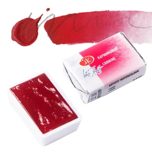 Farba akwarelowa Białe Noce kostka - 319 Carmine