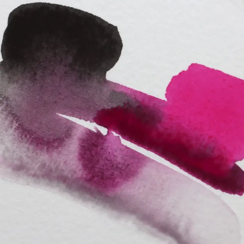 Farba akwarelowa Białe Noce kostka - 368 Neon Pink 04