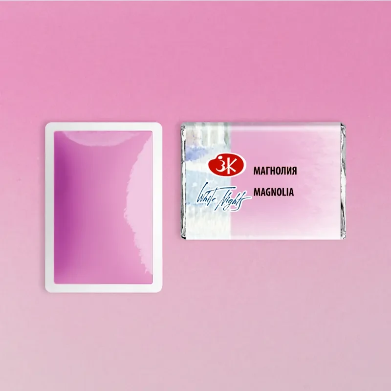 Farba akwarelowa Białe Noce kostka - 369 Magnolia 02