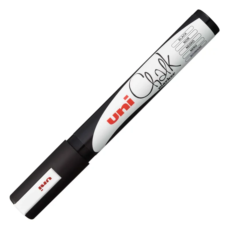 Marker kredowy UNI Chalk PWE-5M - czarny 01