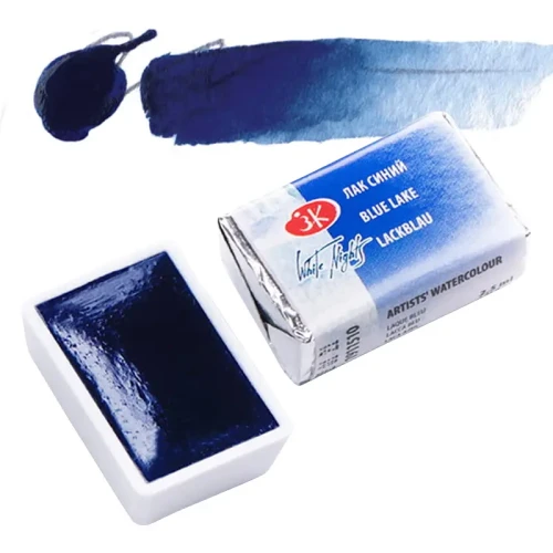 Farba akwarelowa Białe Noce kostka - 510 Blue Lake