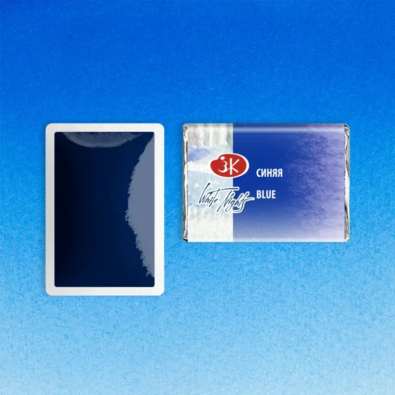 Farba akwarelowa Białe Noce kostka - 515 Blue 02