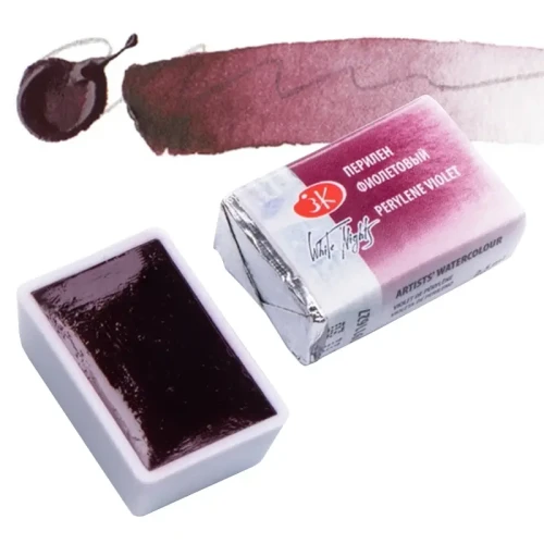 Farba akwarelowa Białe Noce kostka - 627 Perylene Violet