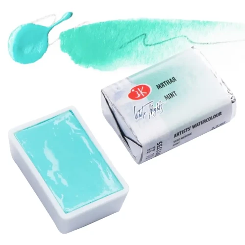 Farba akwarelowa Białe Noce kostka - 735 Mint