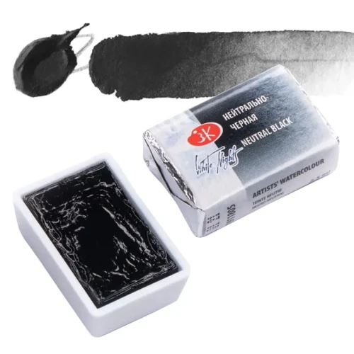 Farba akwarelowa Białe Noce kostka - 805 Neutral Black