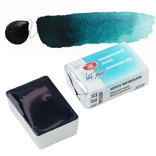 Farba akwarelowa Białe Noce kostka - 559 Aquamarine Mist