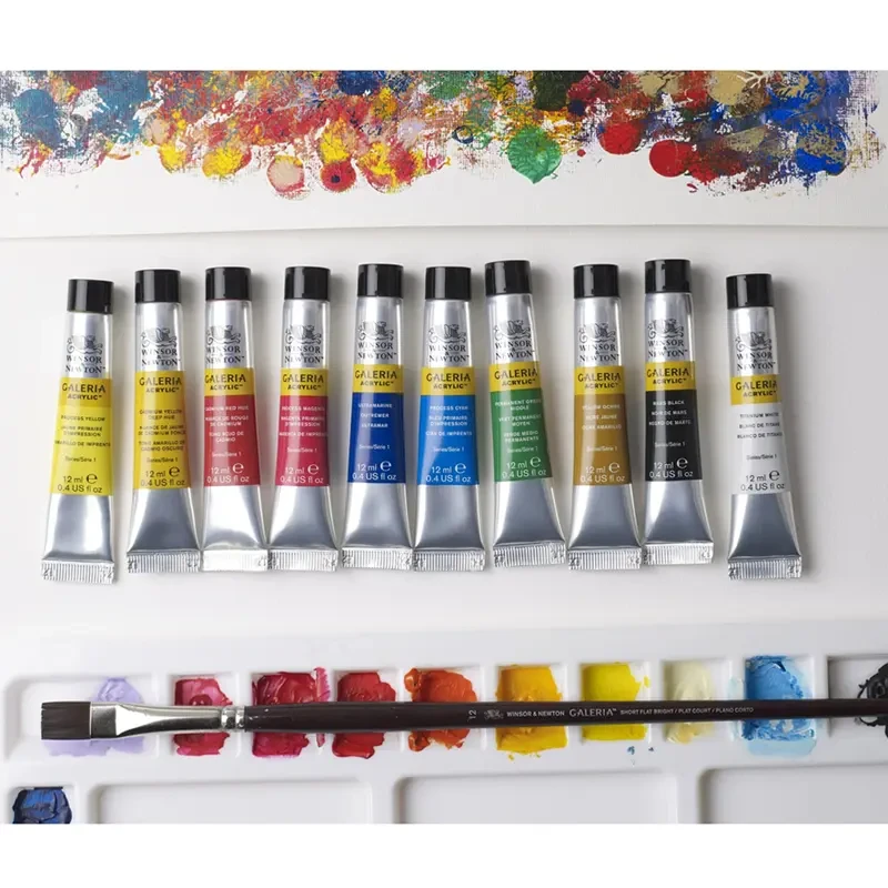 Farby akrylowe Winsor & Newton Galeria zestaw 10 x 12 ml 06