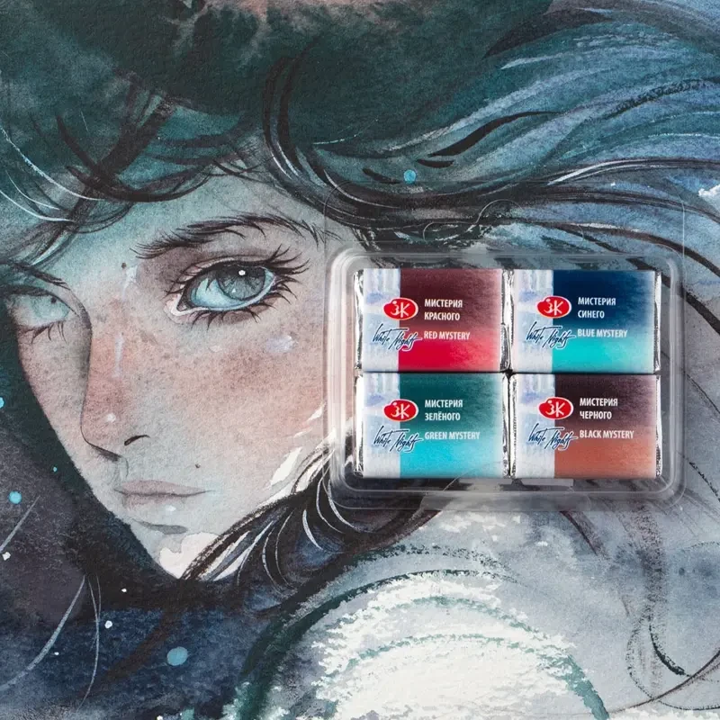 Akwarele Białe Noce Metamorphosis zestaw 12 szt., kartonowe opakowanie 04