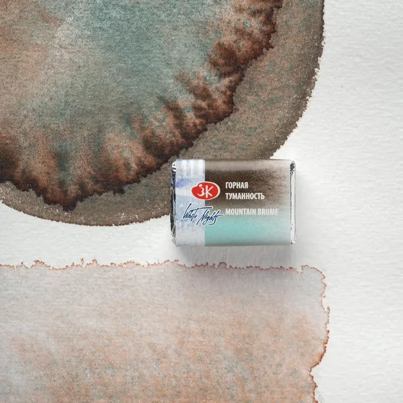 Farba akwarelowa Białe Noce kostka - 466 Mountain Brume 05