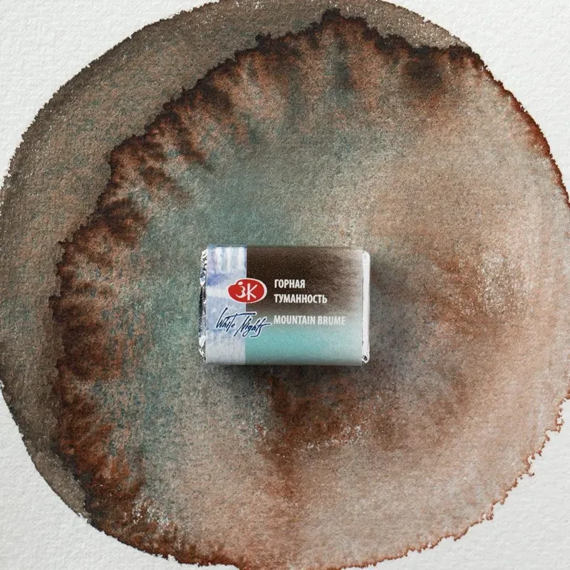 Farba akwarelowa Białe Noce kostka - 466 Mountain Brume 02