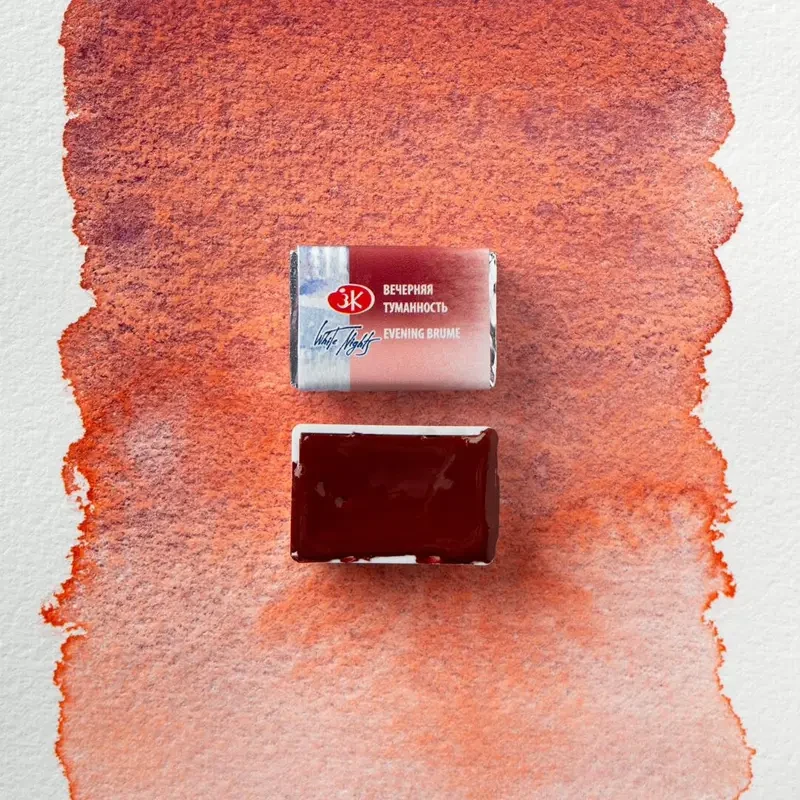 Farba akwarelowa Białe Noce kostka - 3001 Evening Brume  06