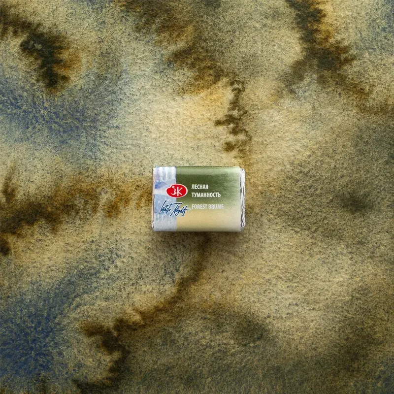 Farba akwarelowa Białe Noce kostka - 778 Forest Brume  03