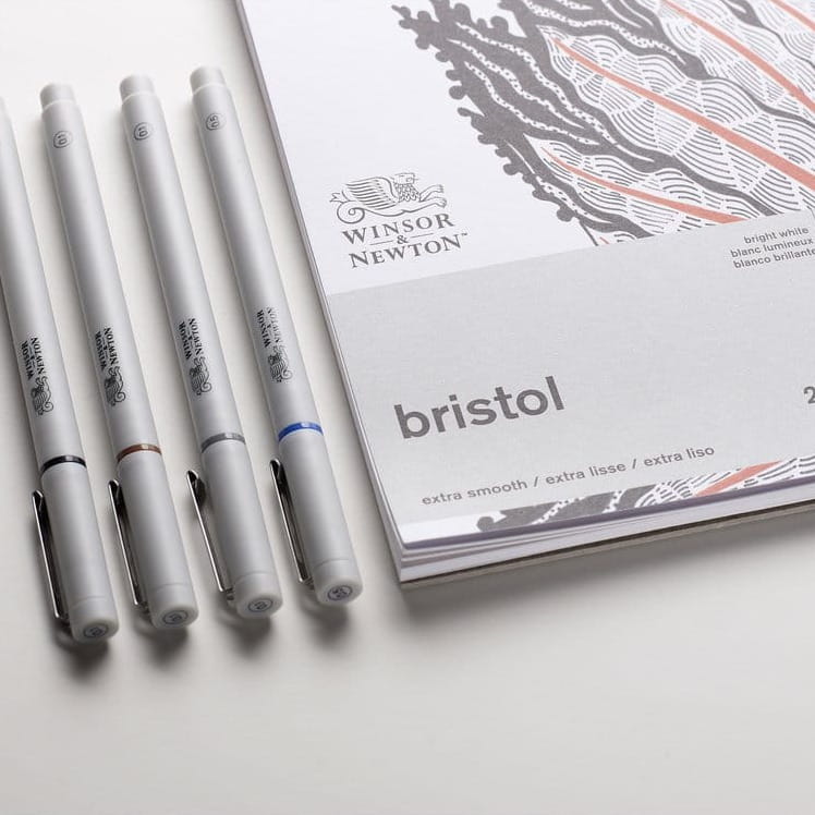 Blok Winsor &amp; Newton Bristol Pad - A5, 250 g, 20 ark.