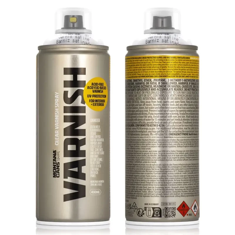Werniks satynowy w sprayu Montana Tech 400 ml T1005