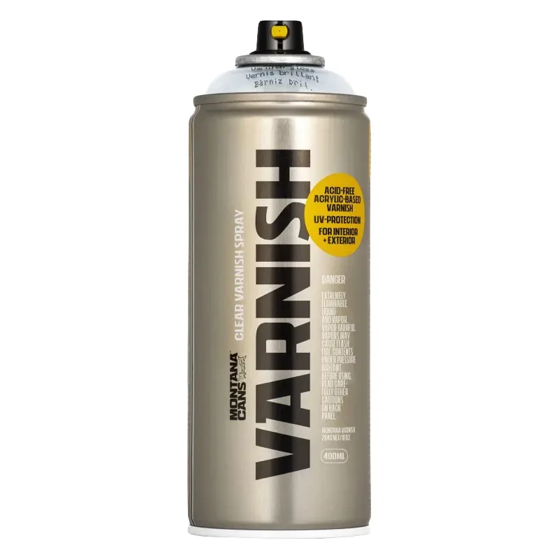 Werniks błyszczący w sprayu Montana Tech 400 ml T1000 01
