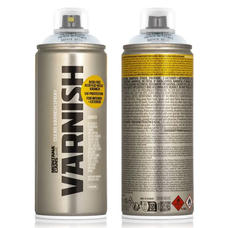 Werniks błyszczący w sprayu Montana Tech 400 ml T1000 07