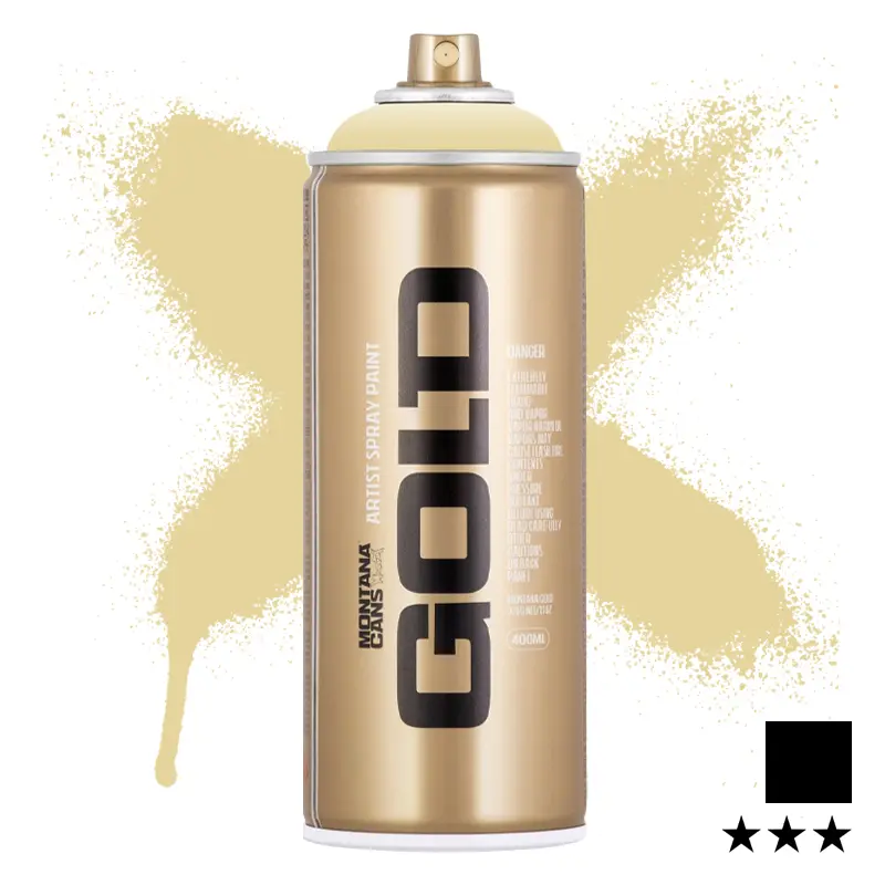 Farba w sprayu Montana Gold 400 ml G 8010 Sahara Yellow 01