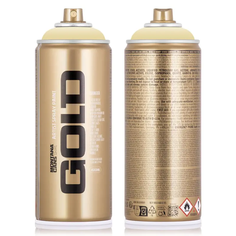 Farba w sprayu Montana Gold 400 ml G 8010 Sahara Yellow 05
