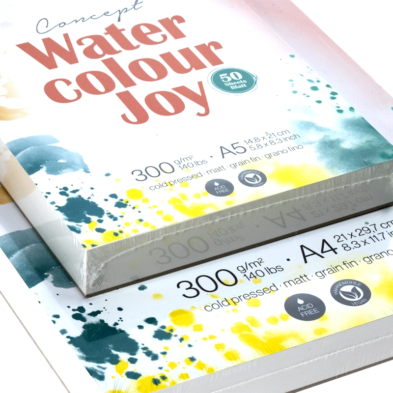 Blok do akwareli Hahnemuhle Watercolour Joy cold pressed - A5, 300 g, 50 ark. 03