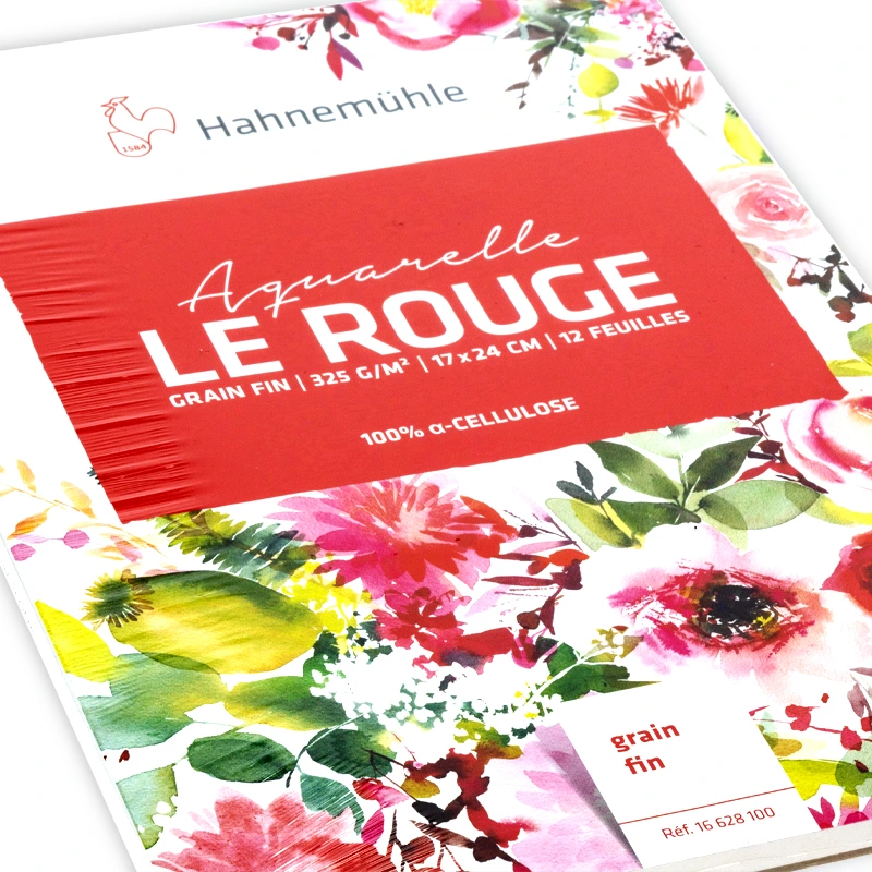 Blok do akwareli Hahnemühle Aquarelle Le Rouge - 17 x 24 cm, 325 g, 12 ark. 02